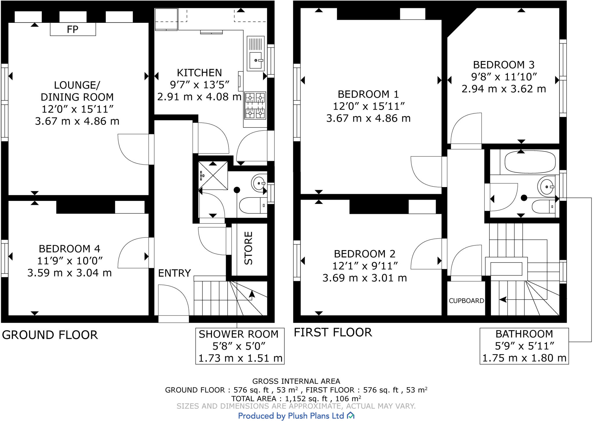 71 Kirkland Park Avenue, Strathaven, ML10 6DY floorplan
