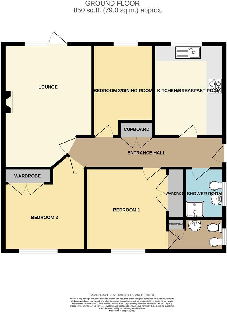 Meadow Gardens, Tweedmouth, Berwick-Upon-Tweed floorplan