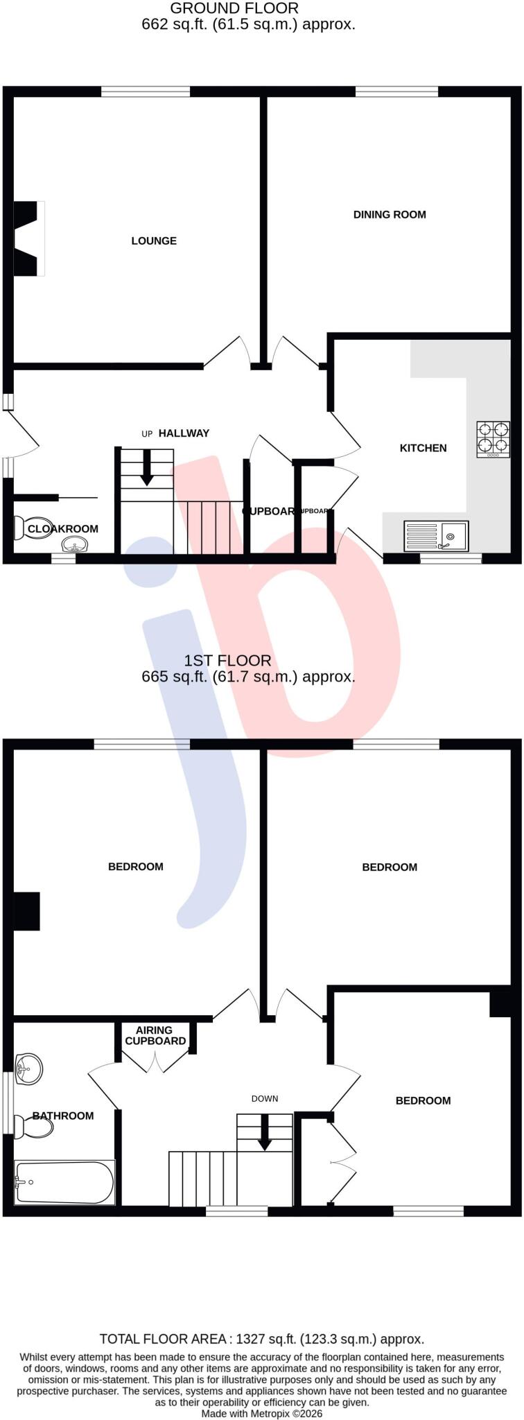 Winters Lane, Long Bennington floorplan
