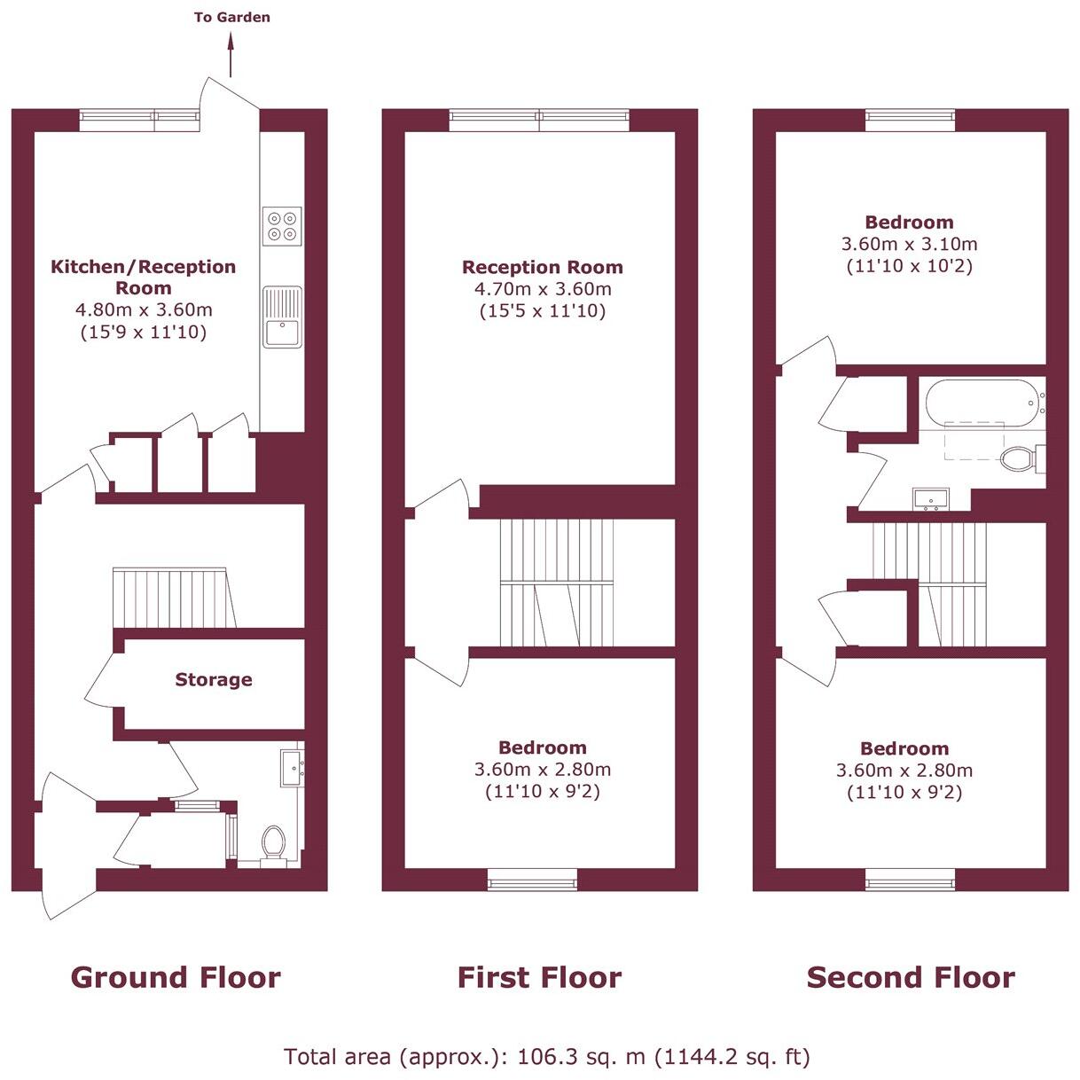 Redwald Road, London, E5 floorplan