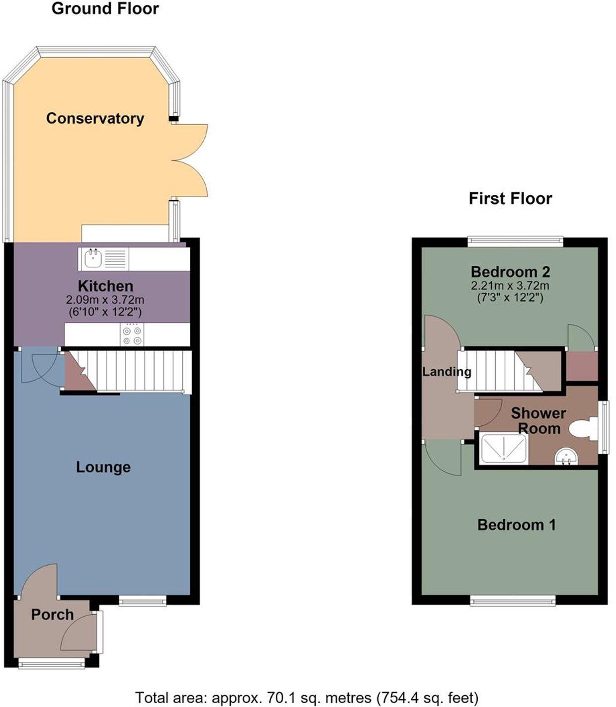 Bryn Rhosyn, Llangyfelach, SA6 floorplan