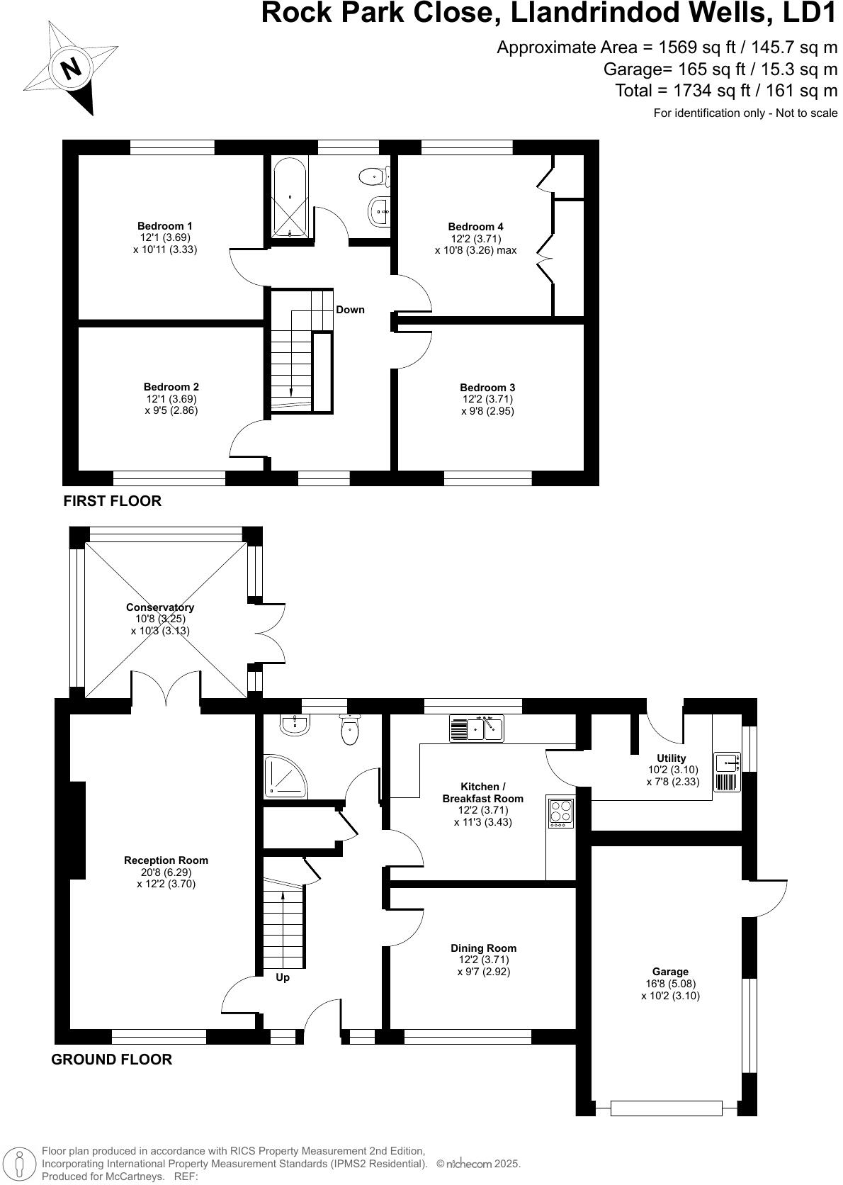 Rock Park Close, Llandrindod Wells, Powys floorplan
