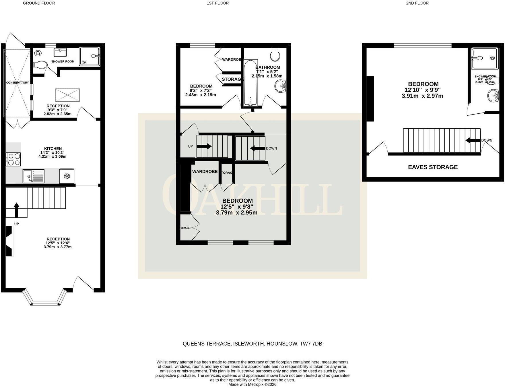 Queens Terrace, Isleworth, TW7 floorplan