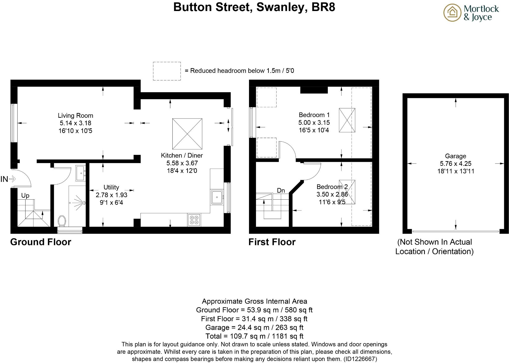 Button Street, Swanley, Kent, BR8 floorplan