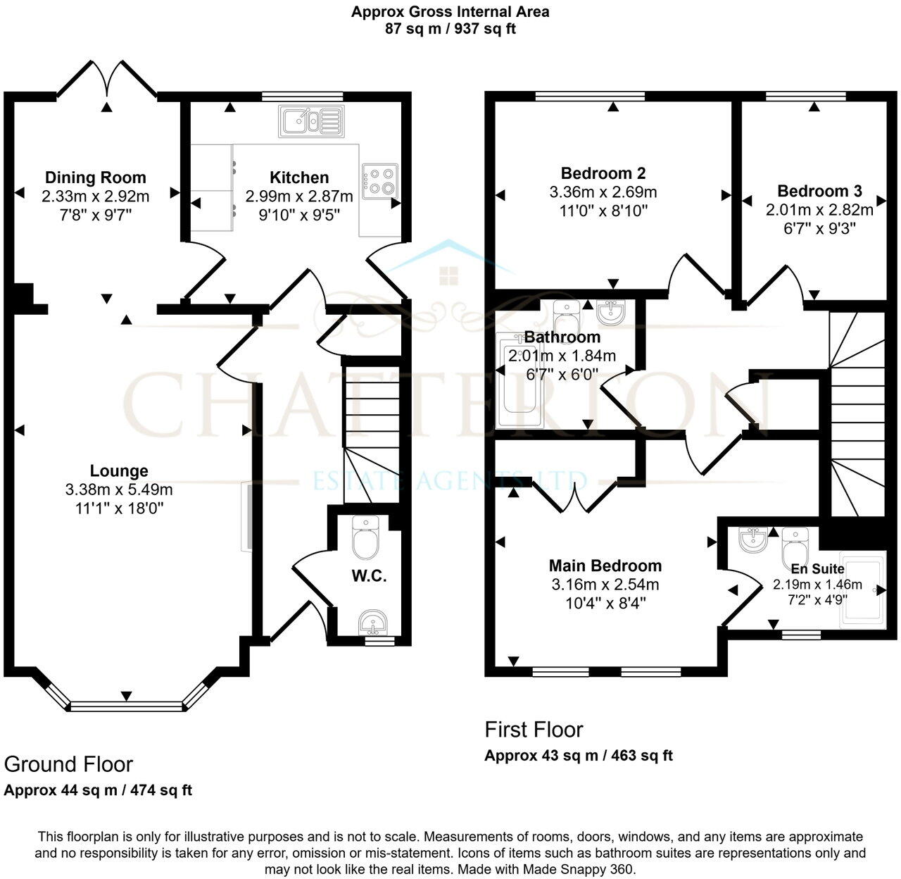 Nursery Road, Evesham, WR11 4GS floorplan