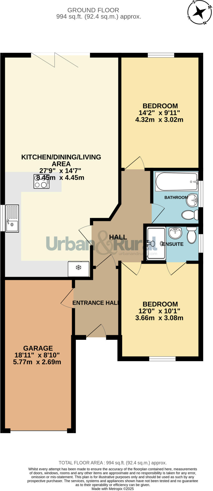 Silver Street, Great Barford, Bedford, Bedfordshire, MK44 floorplan