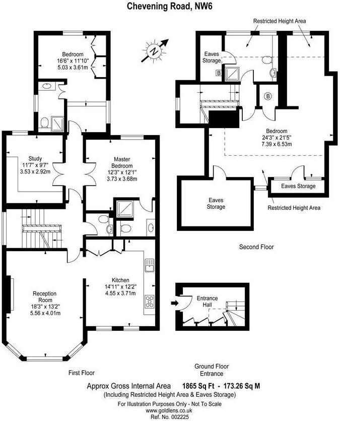 Chevening Road, London, Queens Park, London, NW6 floorplan