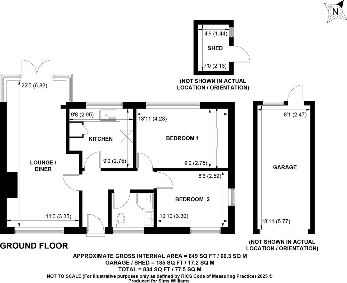 The Peacheries, Chichester floorplan