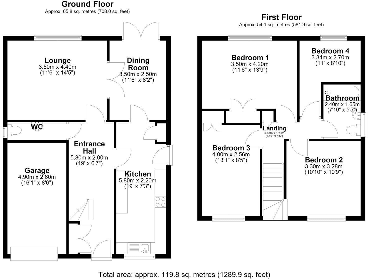 Caroline Close, Sleaford, Lincolnshire, NG34 floorplan