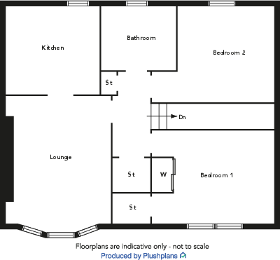 81 Kestrel Road, Glasgow, G13 3QS floorplan