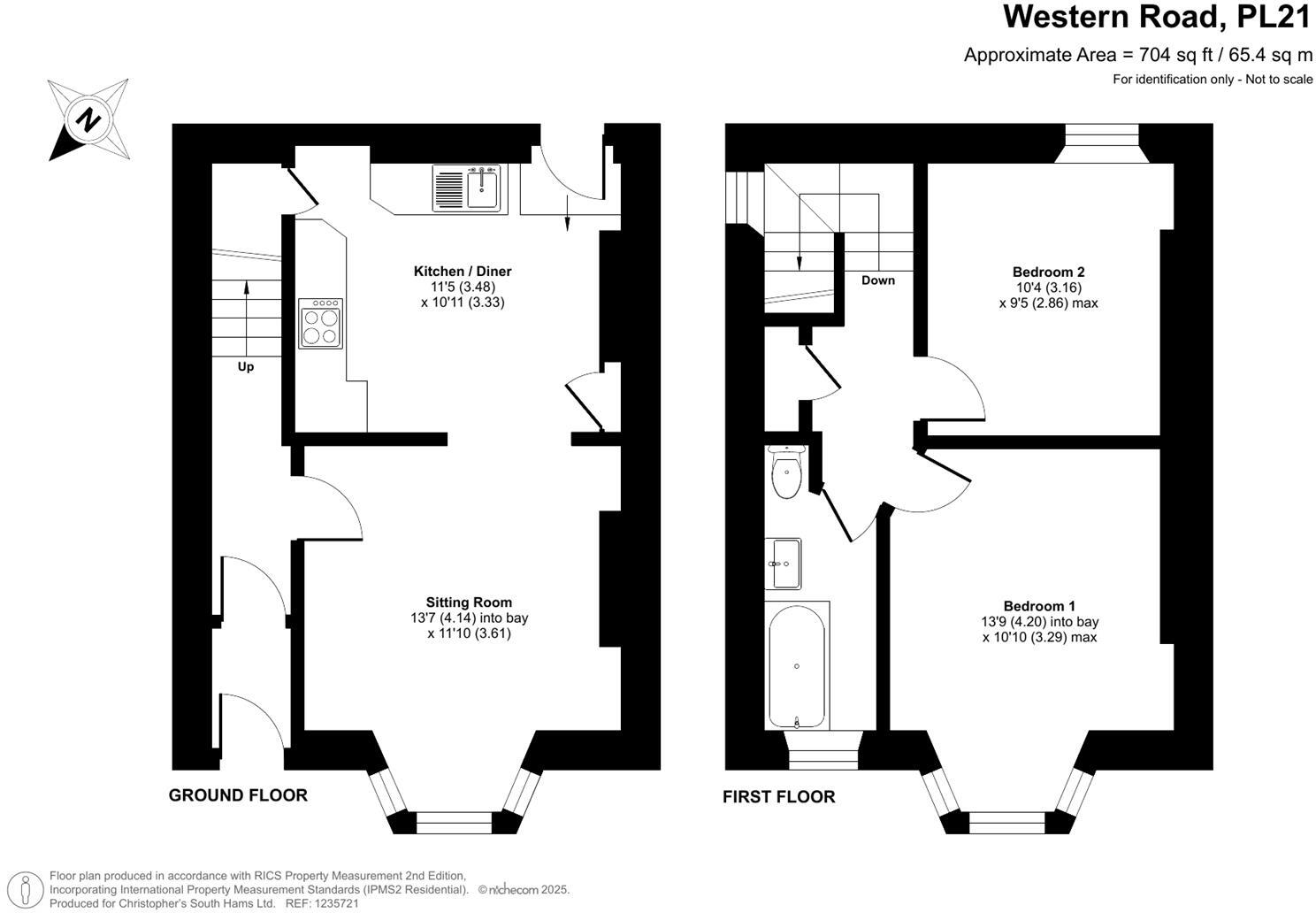 Moor View, Western Road, Ivybridge floorplan