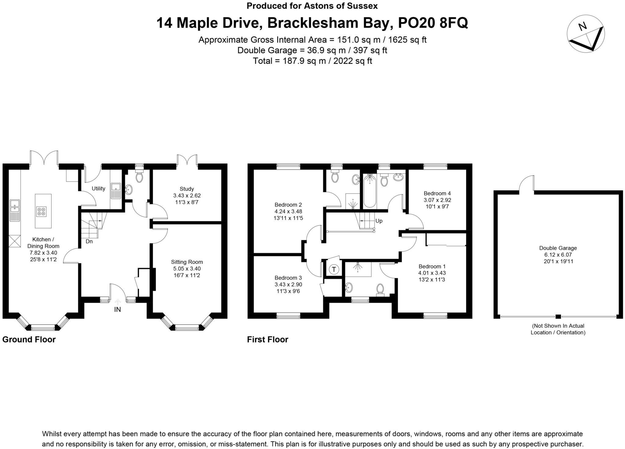 Maple Drive, Bracklesham Bay, West Sussex, PO20 floorplan