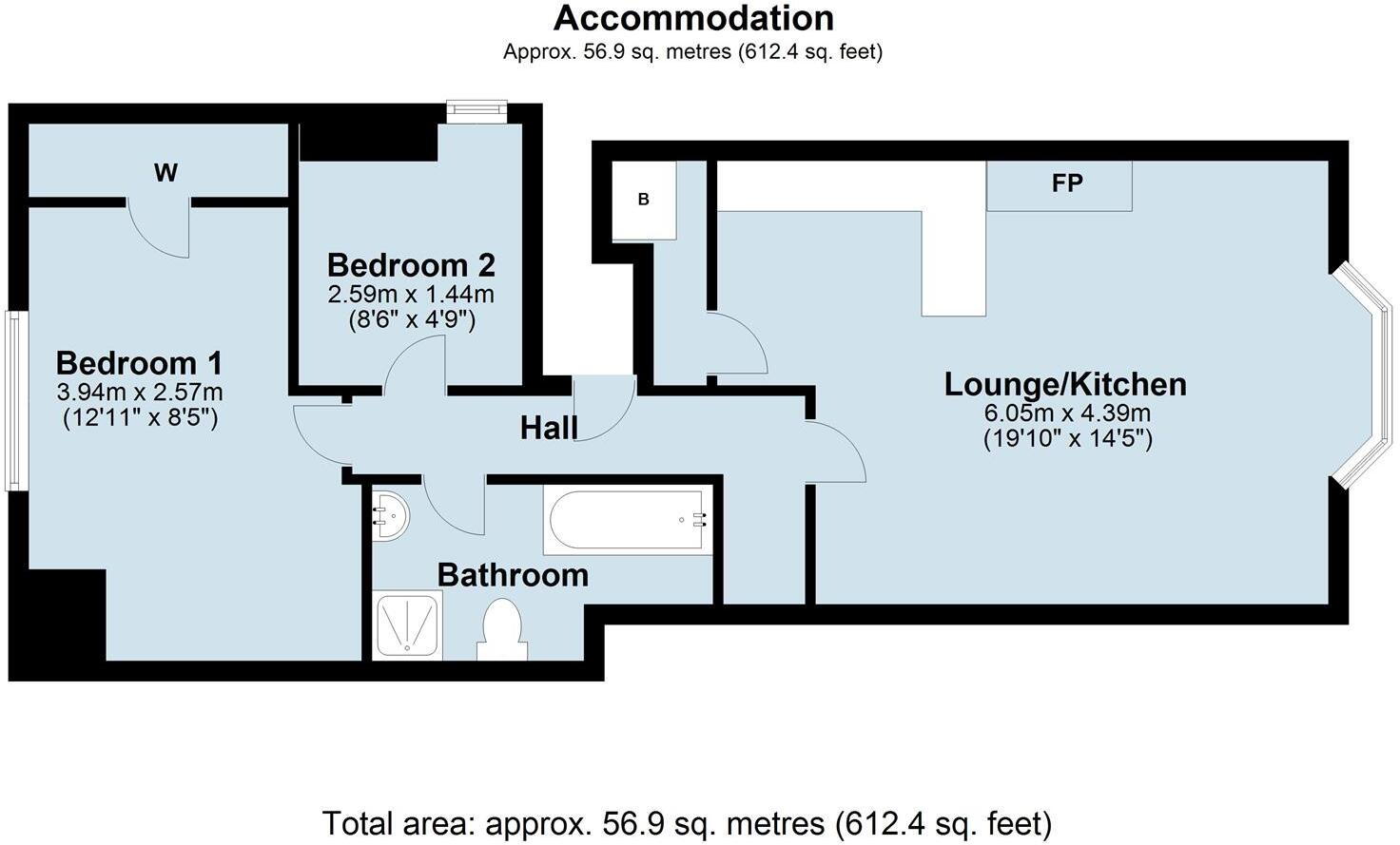 College Street, Northampton, NN1 floorplan