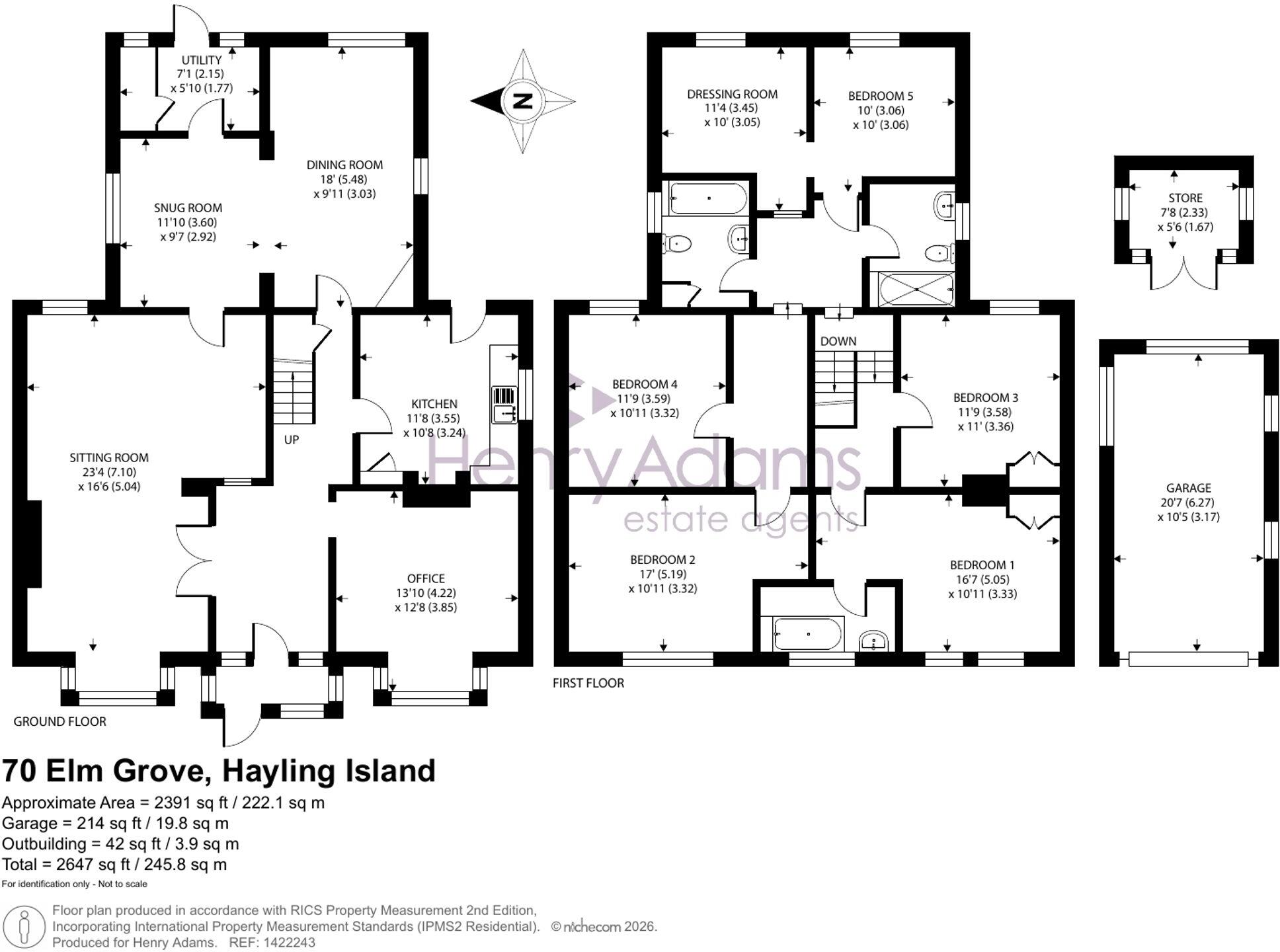 Elm Grove, Hayling Island, PO11 floorplan