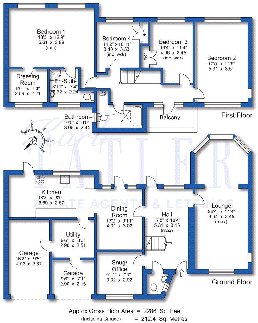Hinderton Drive, Lower Heswall, Wirral floorplan