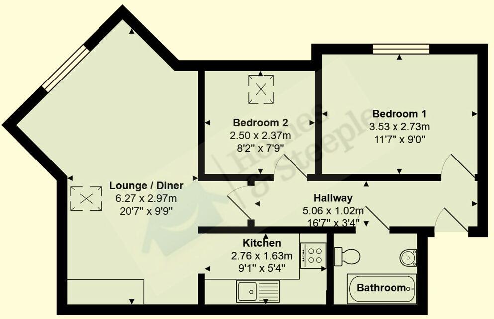 Talbot Hill Road, Bournemouth floorplan