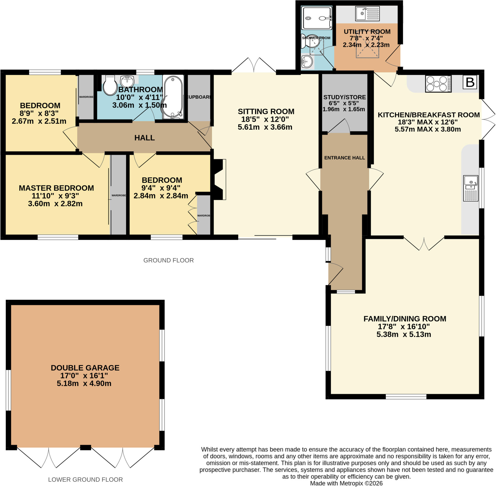 Tenbury Wells, Worcestershire, WR15 8LL floorplan