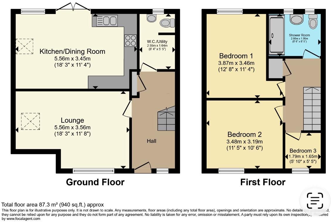 Kesteven Walk, Peterborough, PE1 floorplan