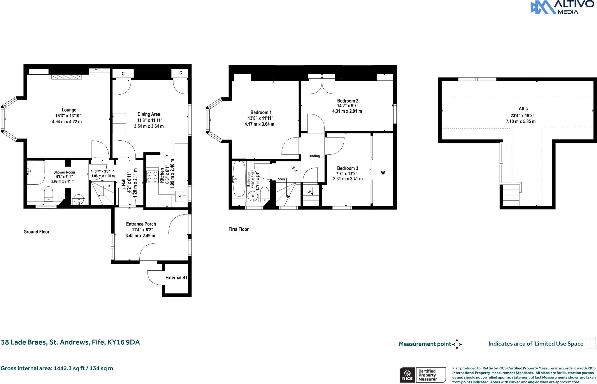 38, Lade Braes, St. Andrews, Fife floorplan