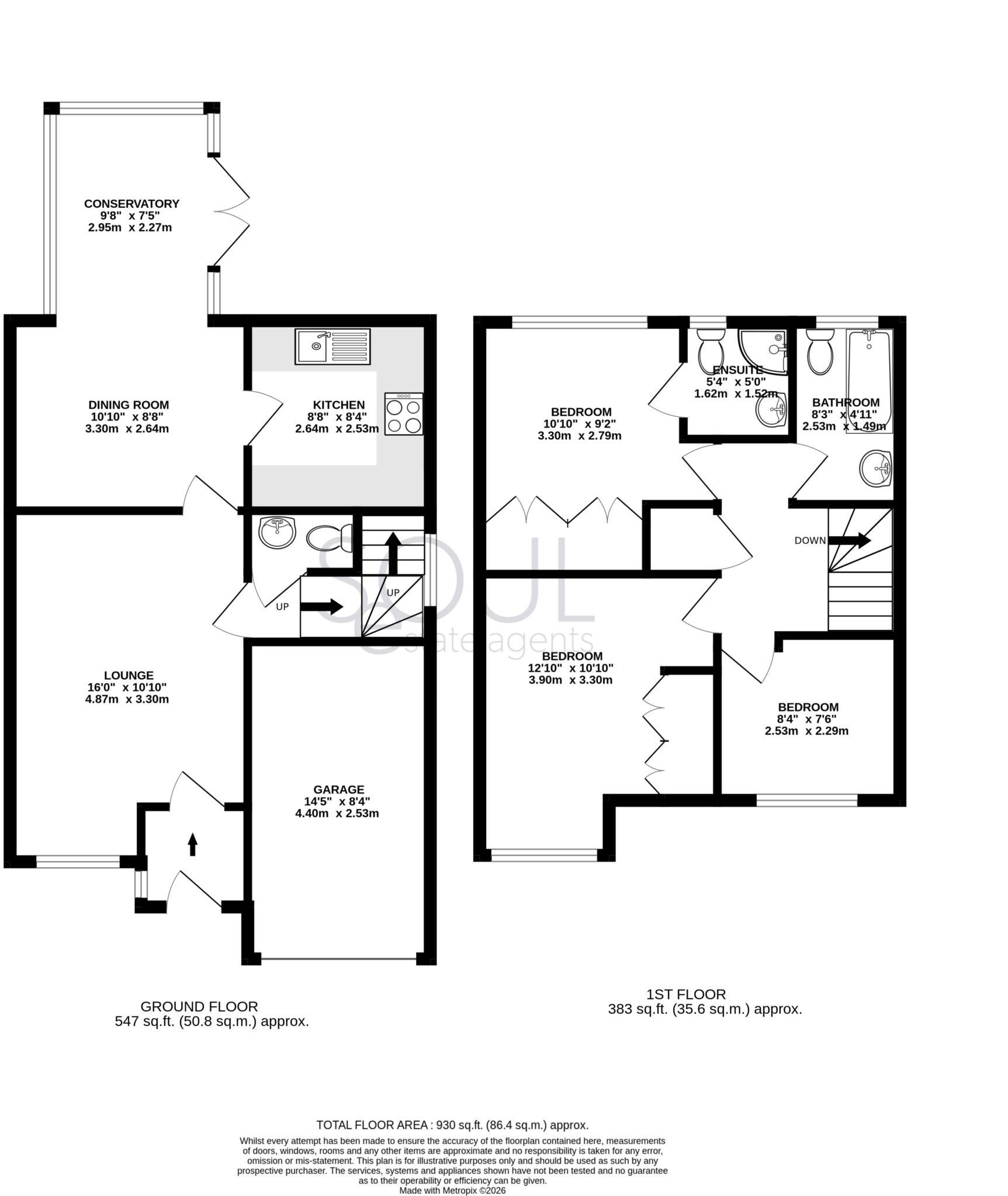 Arnord Drive, Chessington floorplan