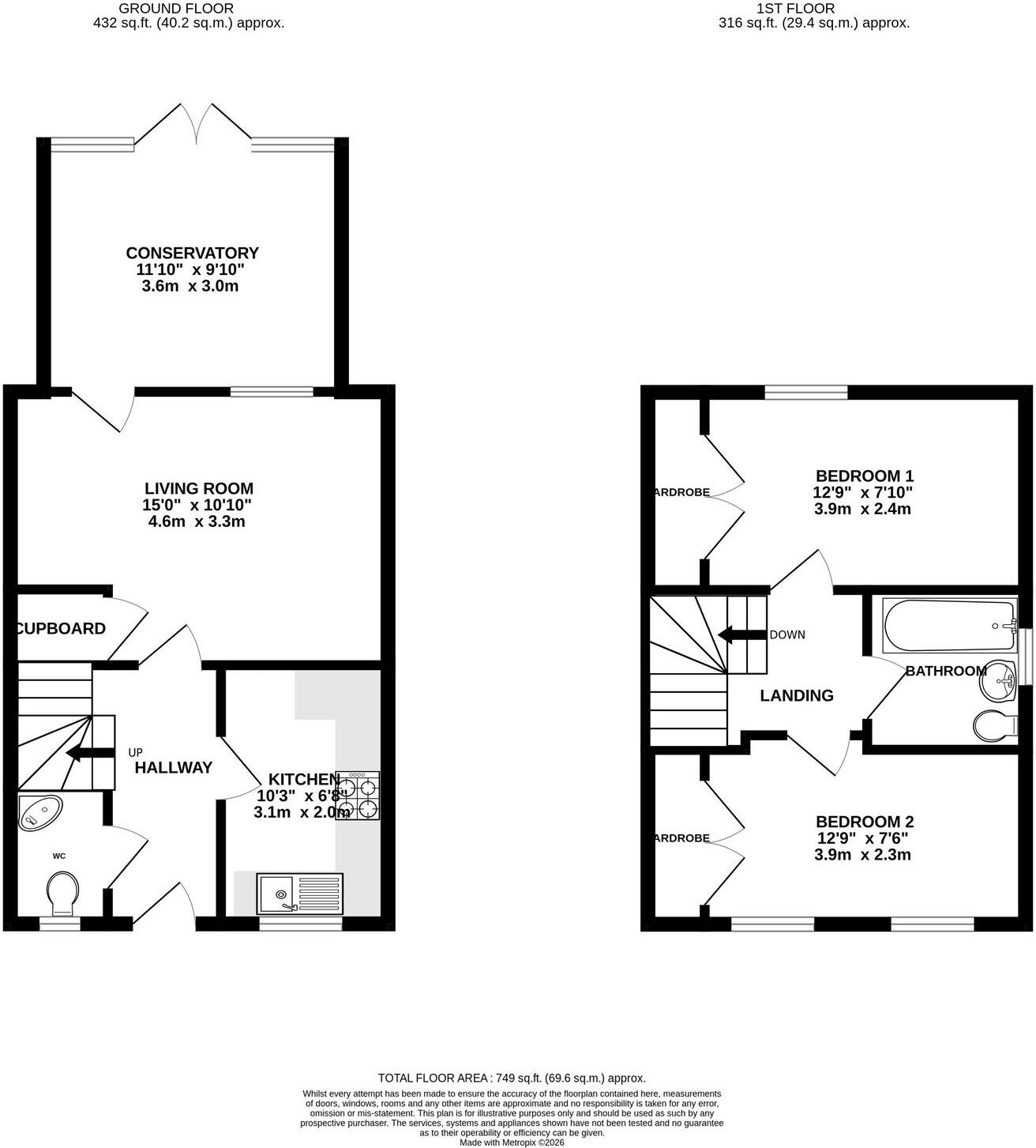 Lyneham Drive, Quedgeley, Gloucester, GL2 2AW floorplan