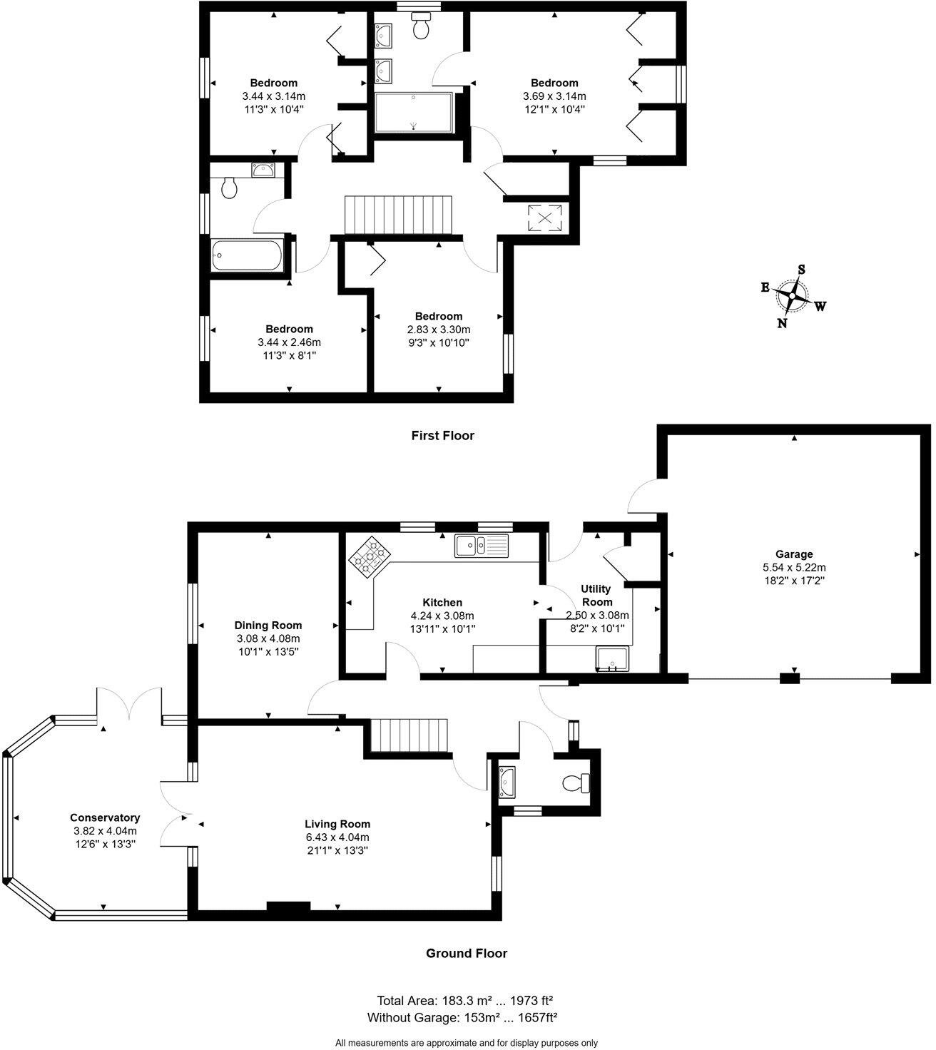 Cedar Close, Worton, Devizes, Wiltshire, SN10 floorplan