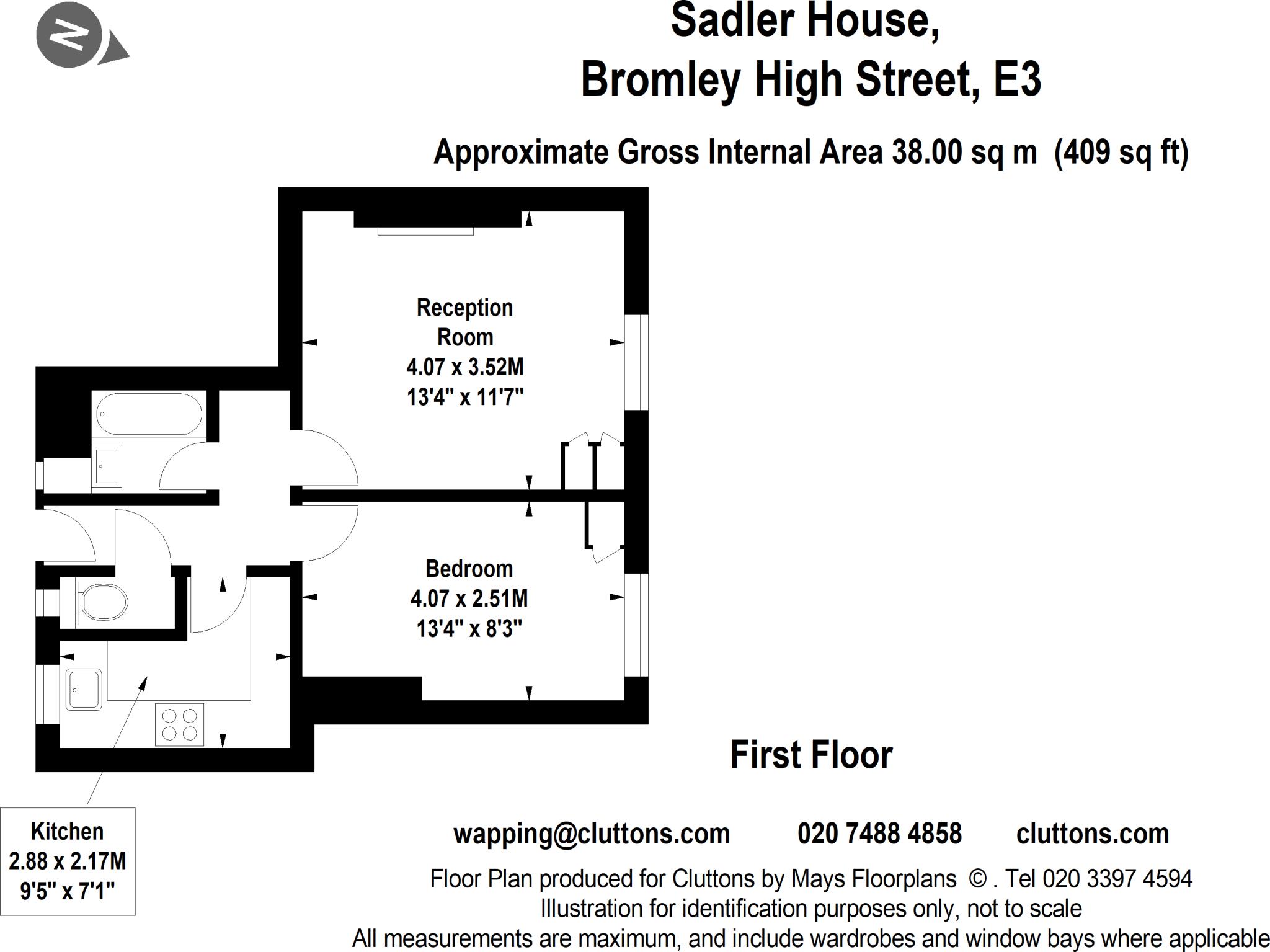 Edgar Road London E3 floorplan