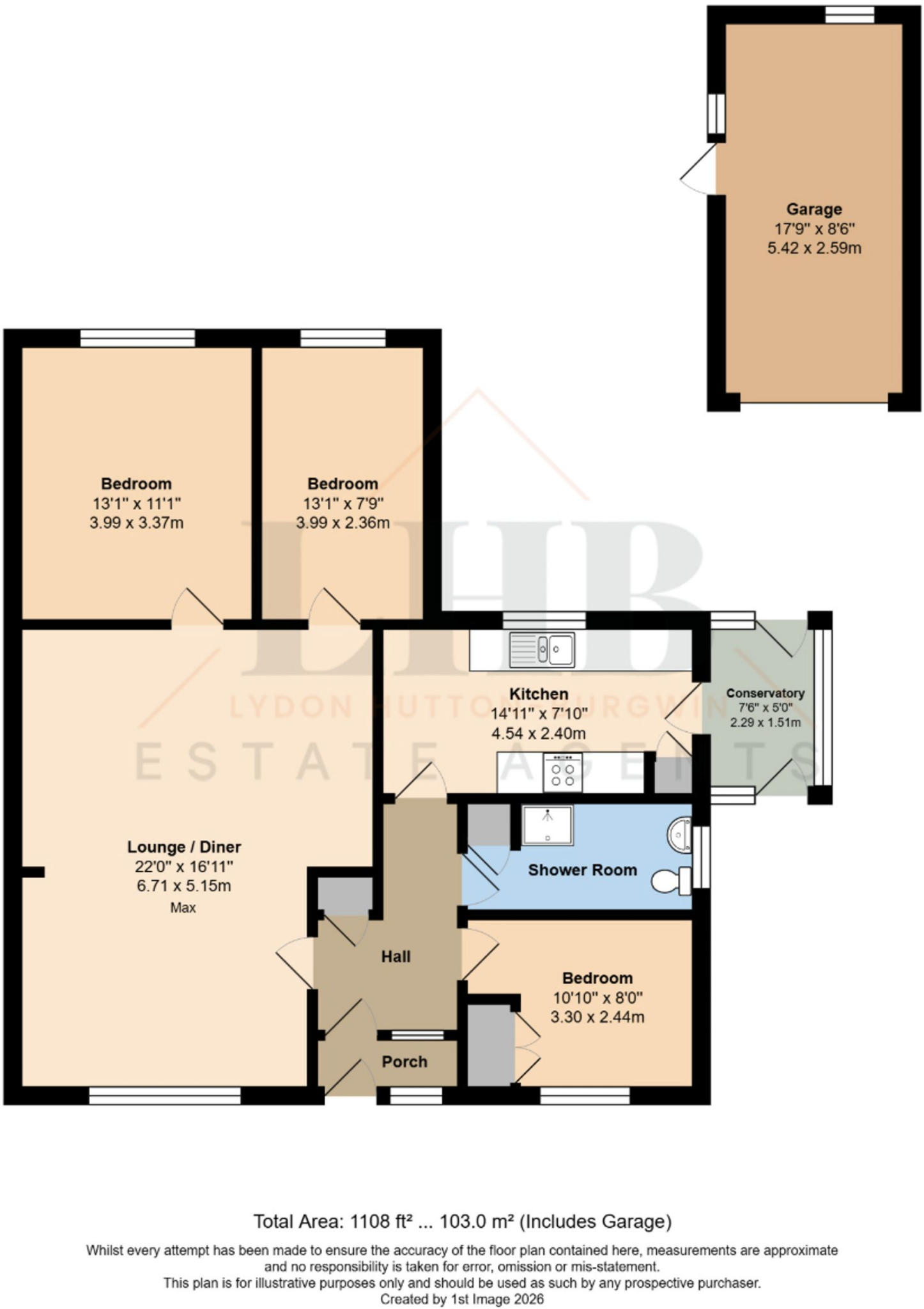 Downs Way, East Preston, BN16 floorplan