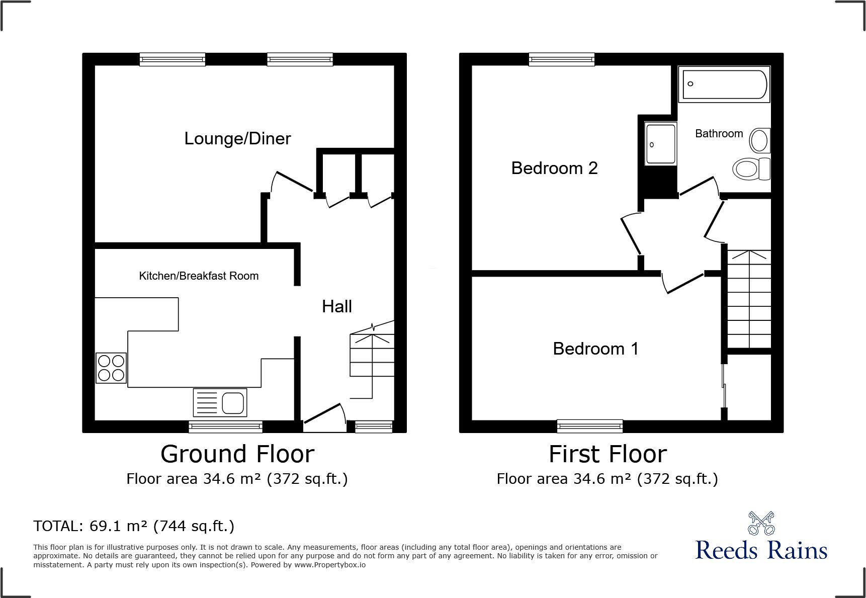 New Winchelsea Road, Rye, East Sussex, TN31 floorplan