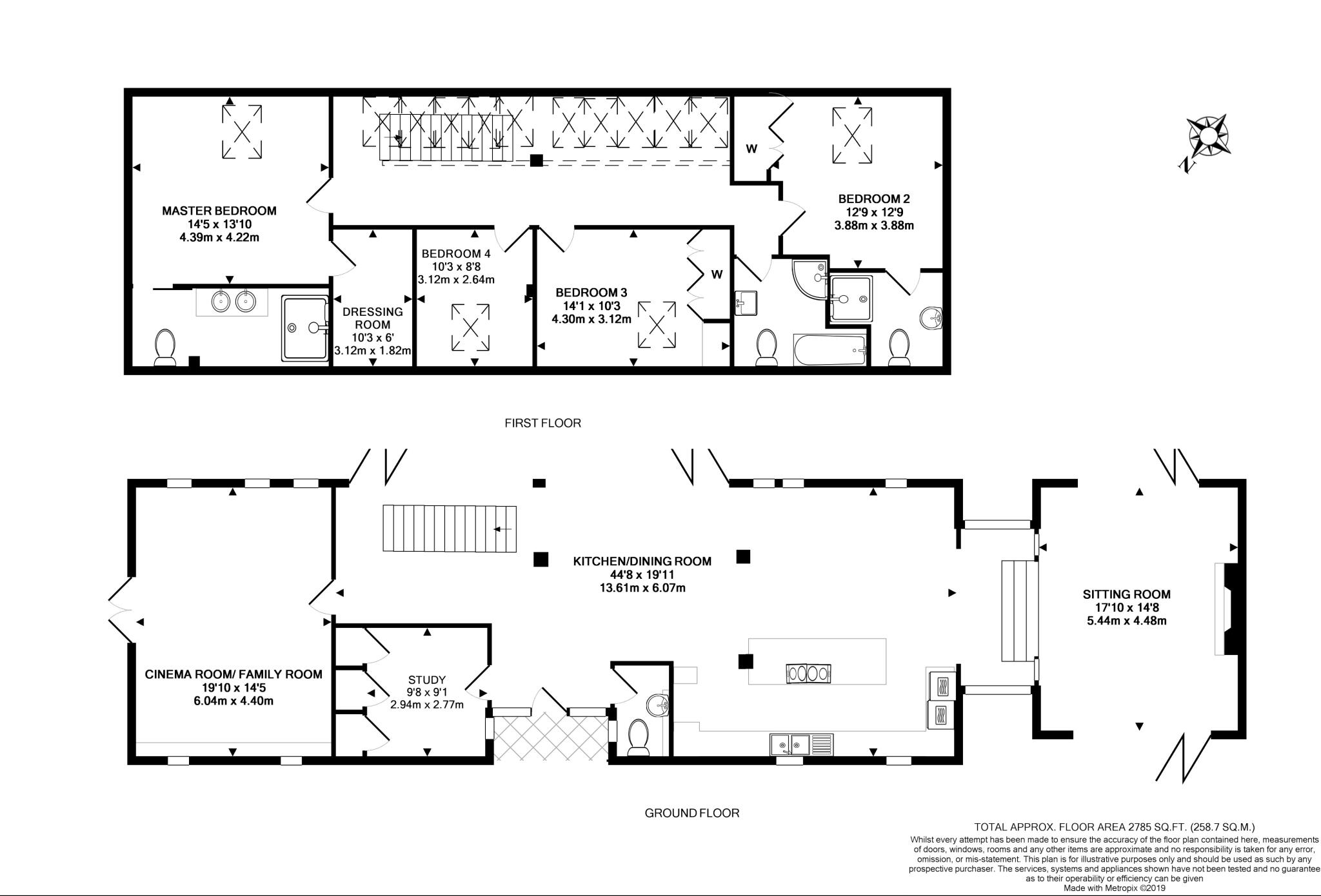 Horsham Road, Beare Green, Dorking, Surrey, RH5 floorplan