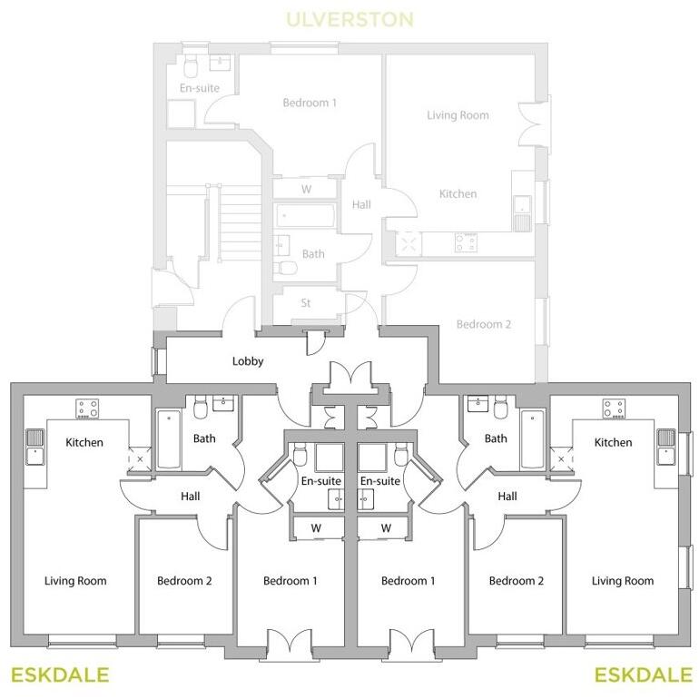 Eskdale, Plot 135, Oak Grange, Back Lane, Congleton, Cheshire East, CW12 floorplan