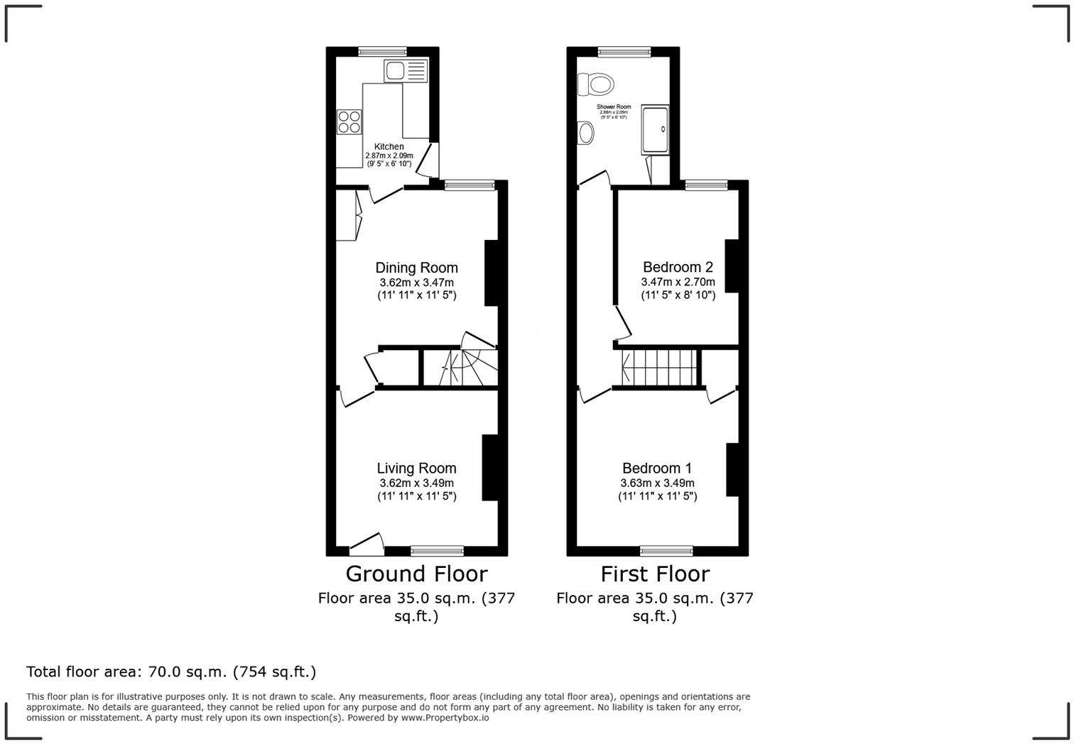 Top Row, Stoke Bardolph, NG14 floorplan