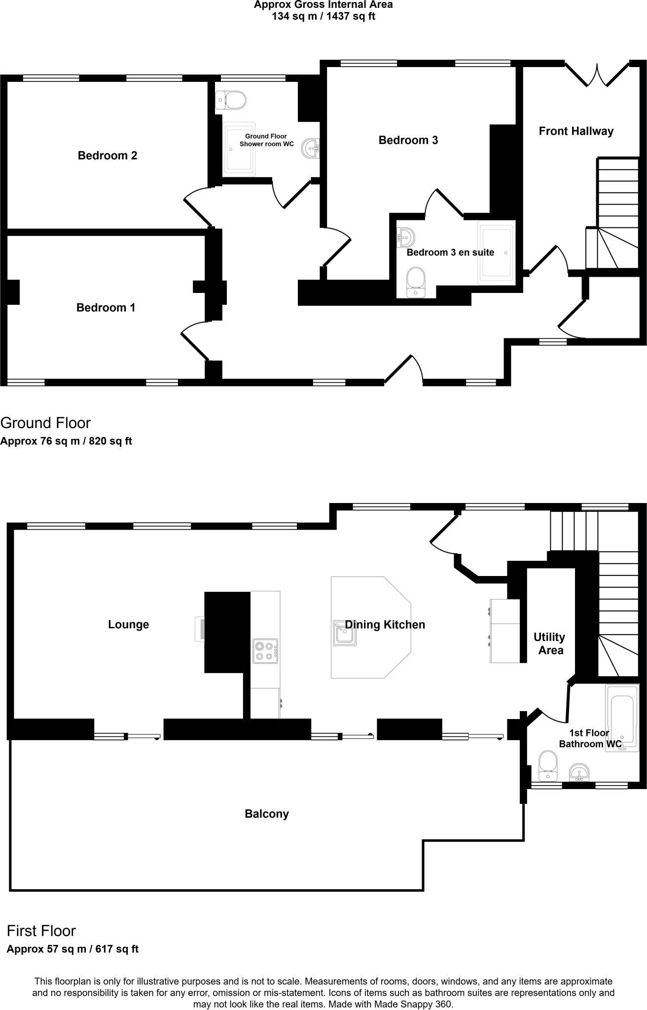 6, The Old Police Station, Laburnum Avenue, Whitley Bay, NE26 floorplan