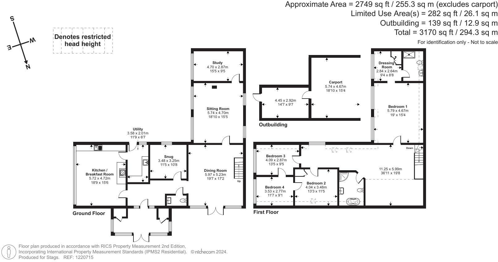 Nynehead, Wellington floorplan