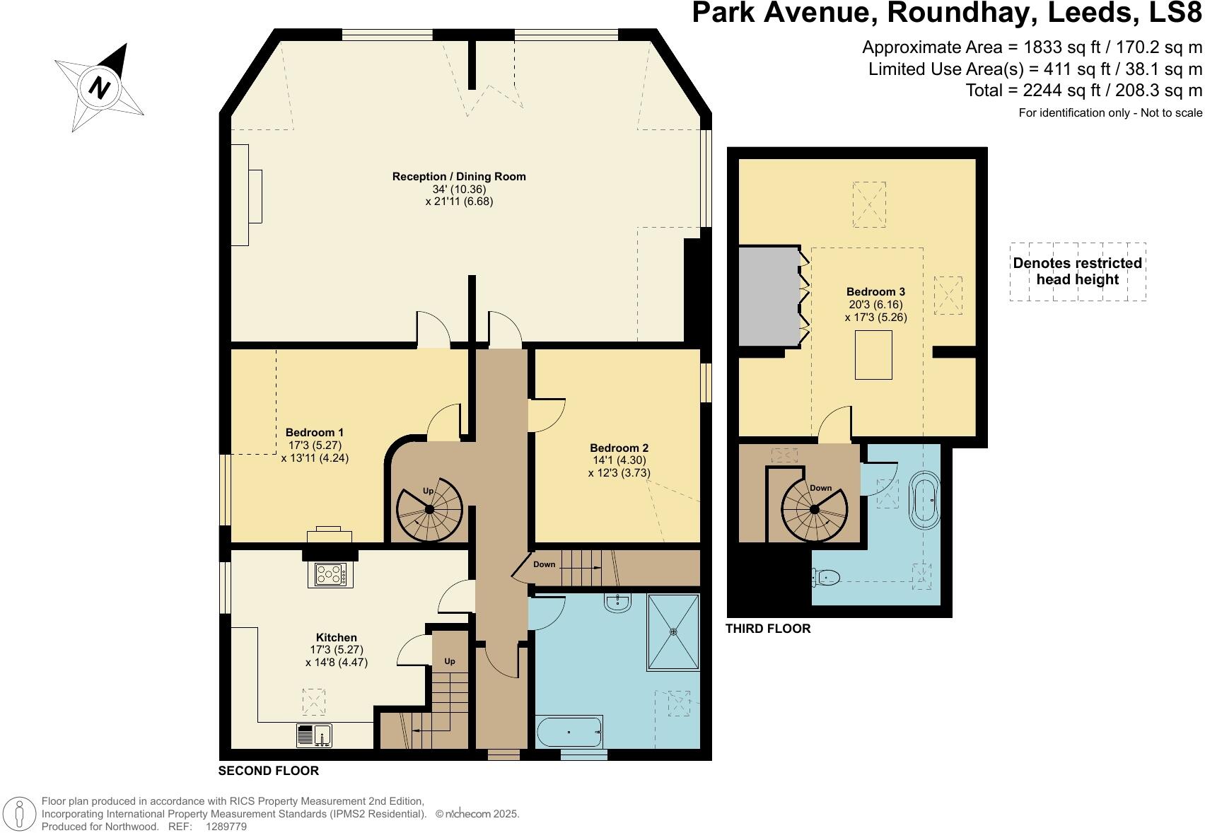 Park Avenue, Roundhay, Leeds, LS8 floorplan