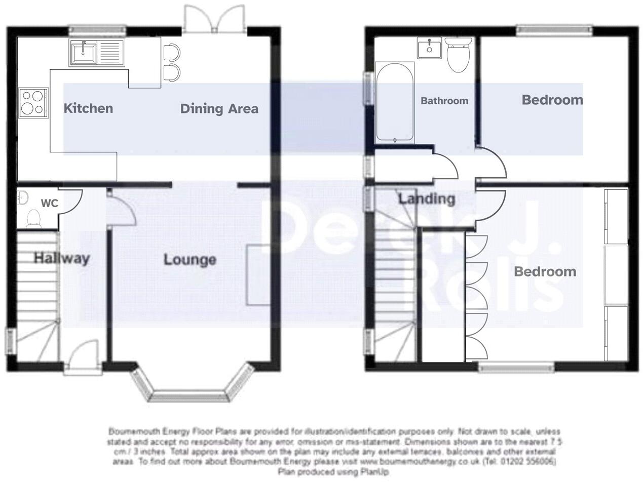 Leybourne Avenue, Northbourne, Bournemouth, Dorset, BH10 floorplan