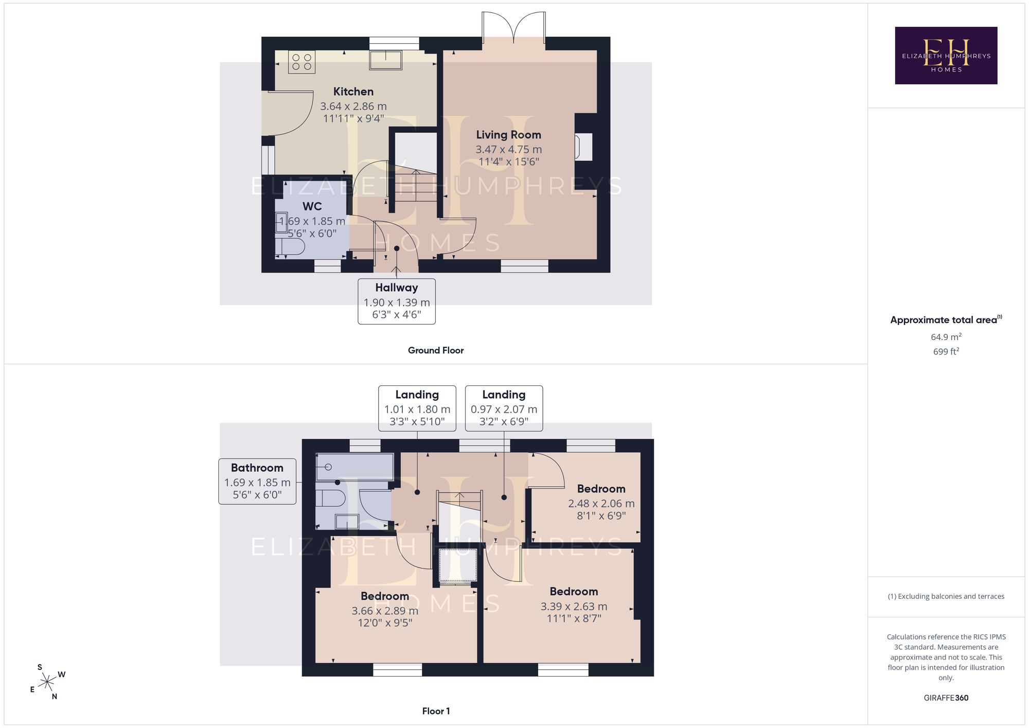 Clayport Gardens, Alnwick, NE66 floorplan