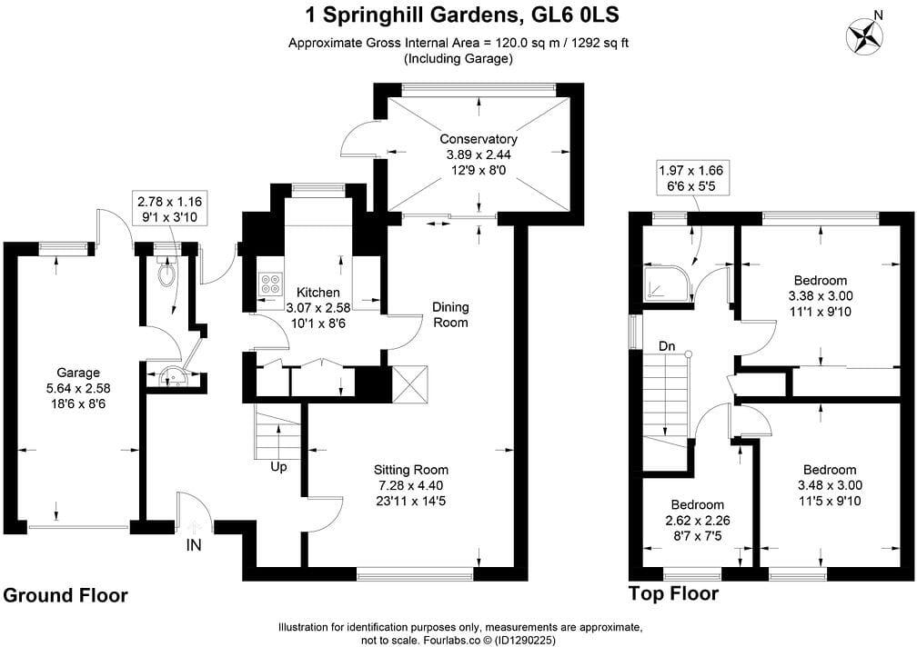 Springhill, Nailsworth, GL6 floorplan