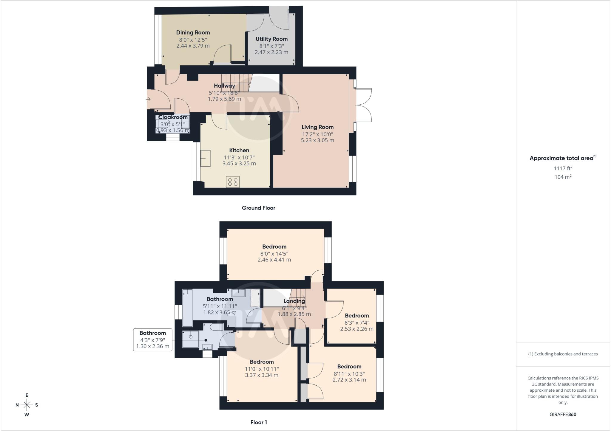 Hayling Avenue, Little Paxton, St. Neots, Cambridgeshire, PE19 floorplan