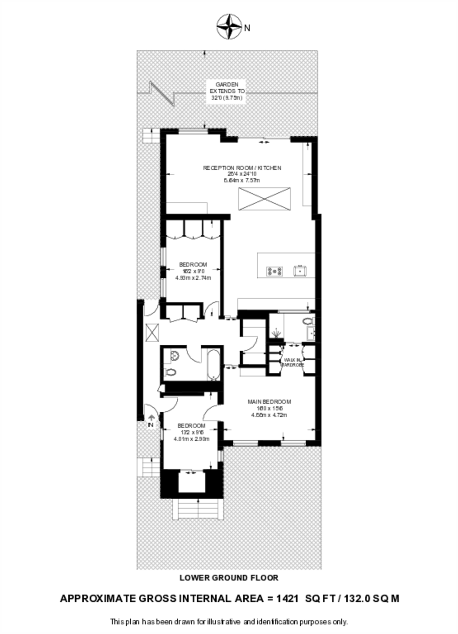 Priory Road, South Hampstead, London, NW6 floorplan
