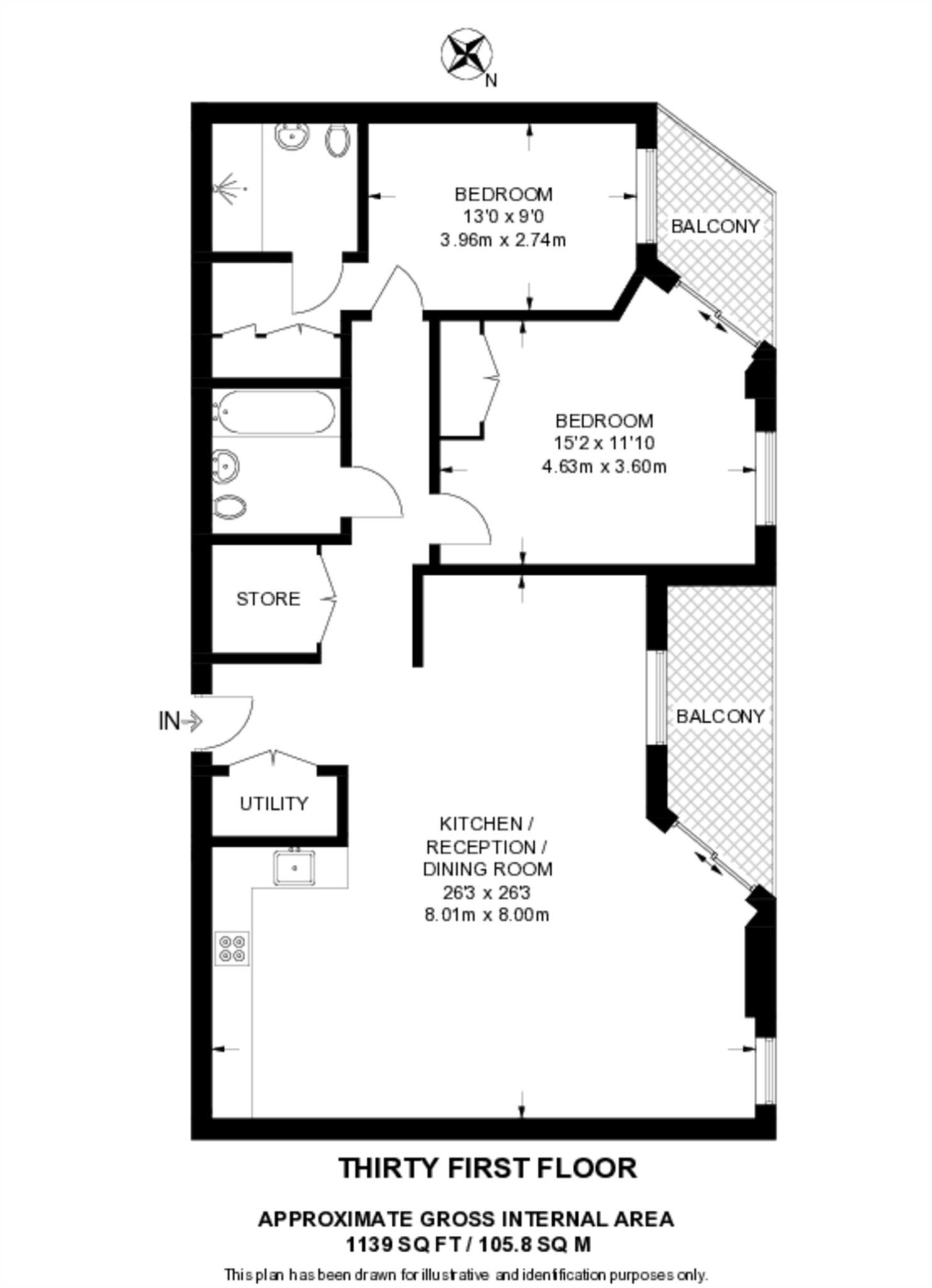 Hale Works Apartments, N17, Tottenham, London, N17 floorplan