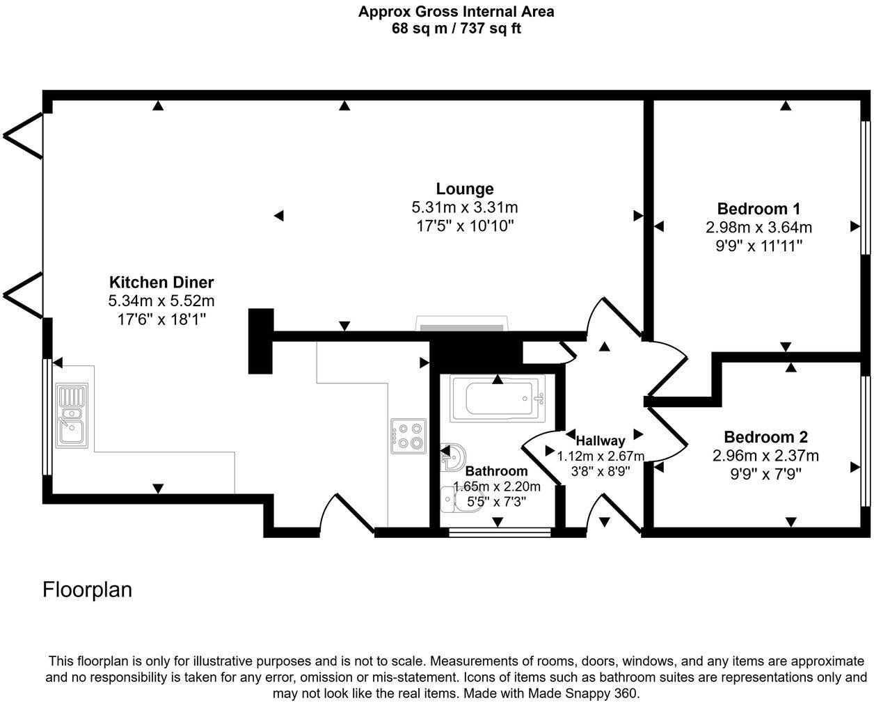 Marlborough Road, Marton floorplan