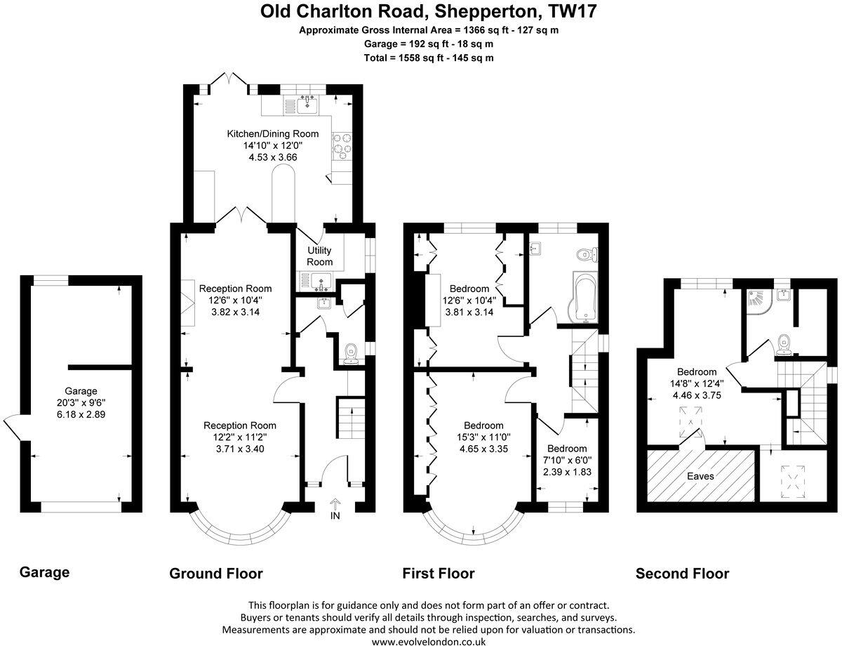 Old Charlton Road, Shepperton, TW17 floorplan