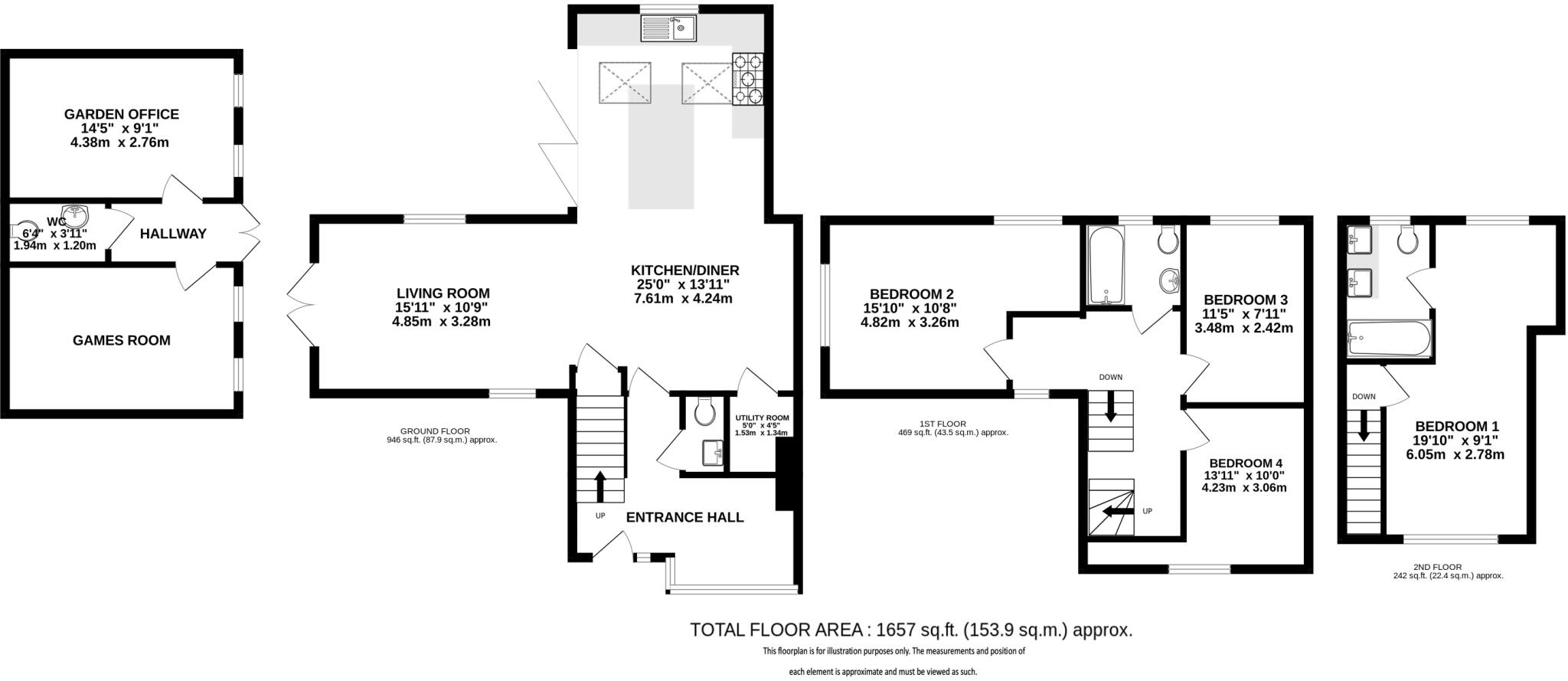 Glemsford Drive, Harpenden, Hertfordshire, AL5 floorplan
