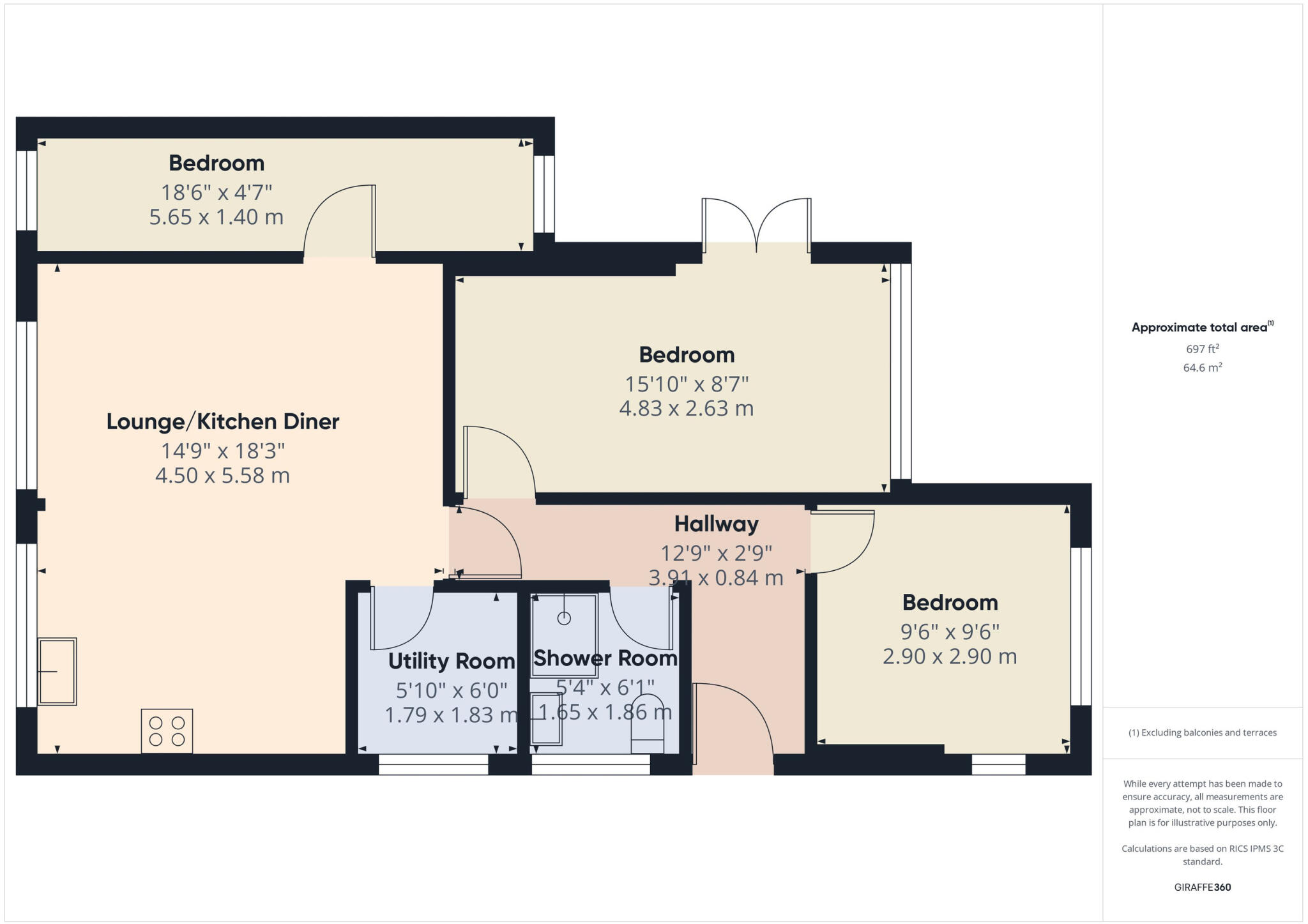 Calder Close, Allestree floorplan
