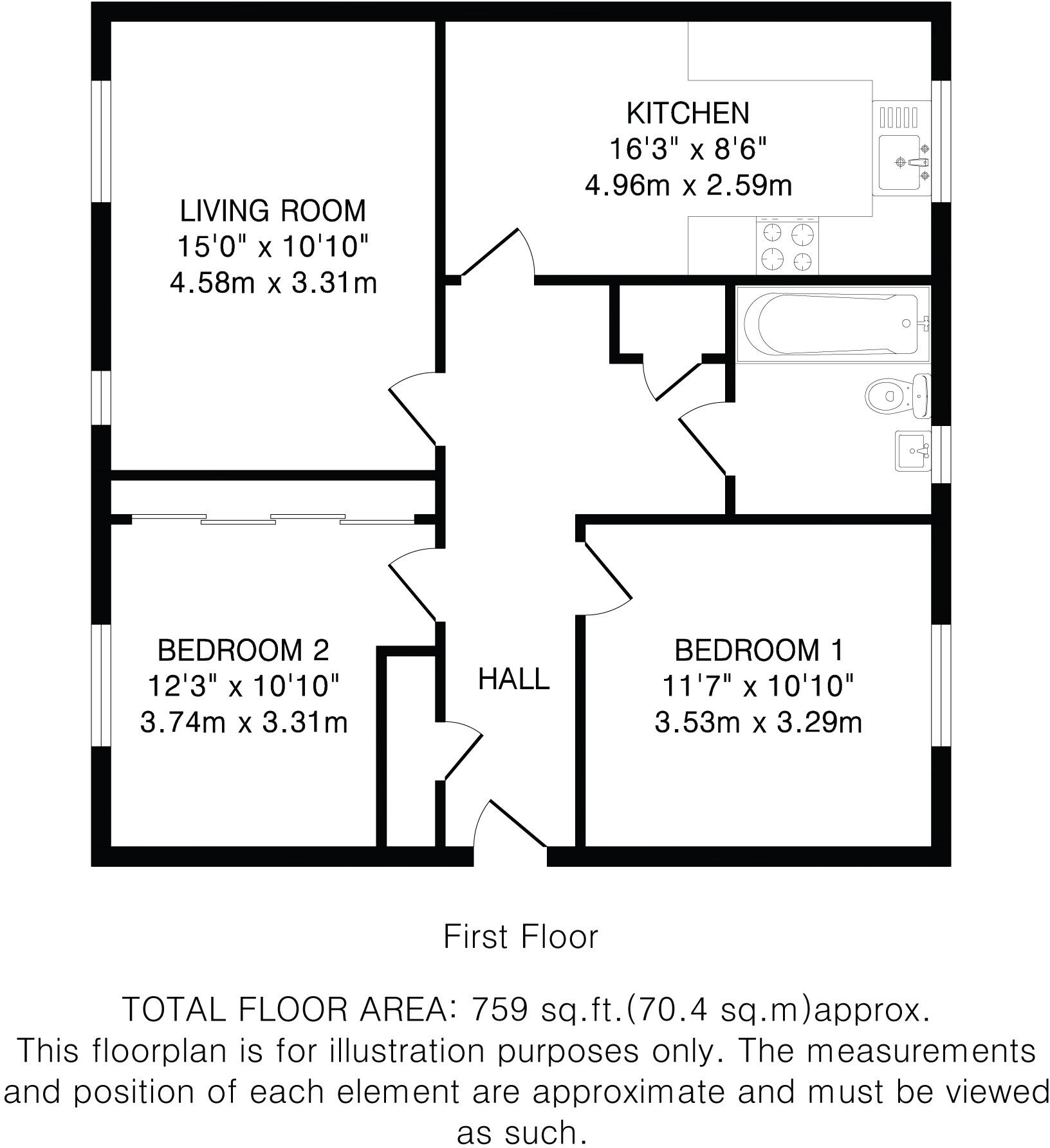 Amethyst Walk, Welwyn Garden City, Hertfordshire, AL8 floorplan