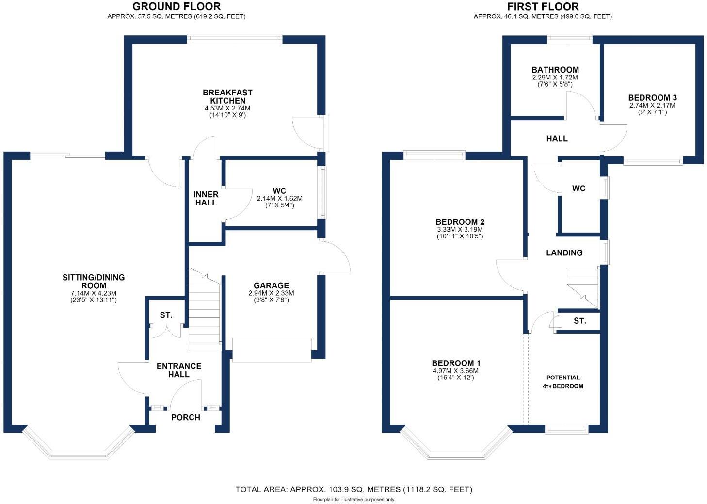 Brook Lane, Timperley floorplan