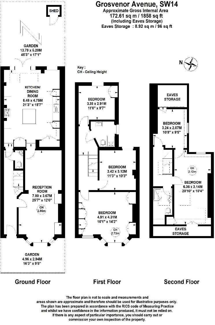 Grosvenor Avenue, SW14  floorplan