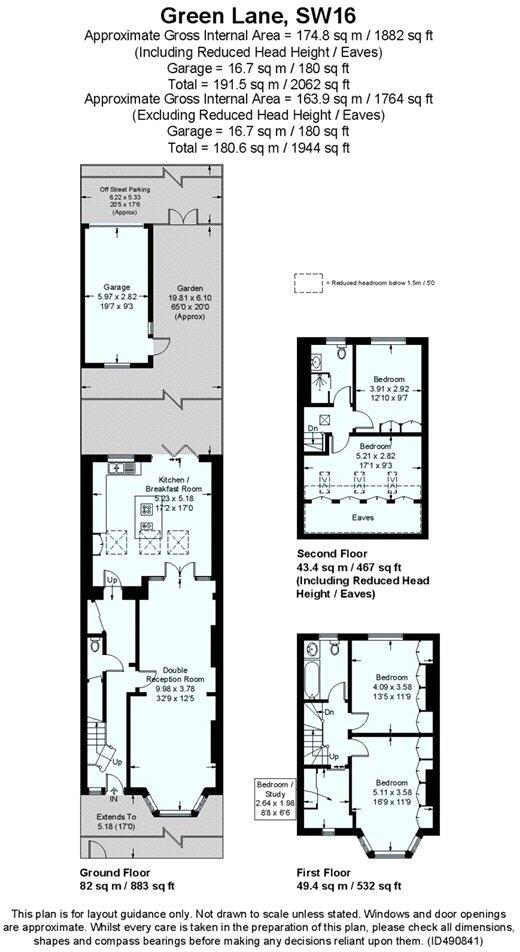 Green Lane, London, SW16 floorplan