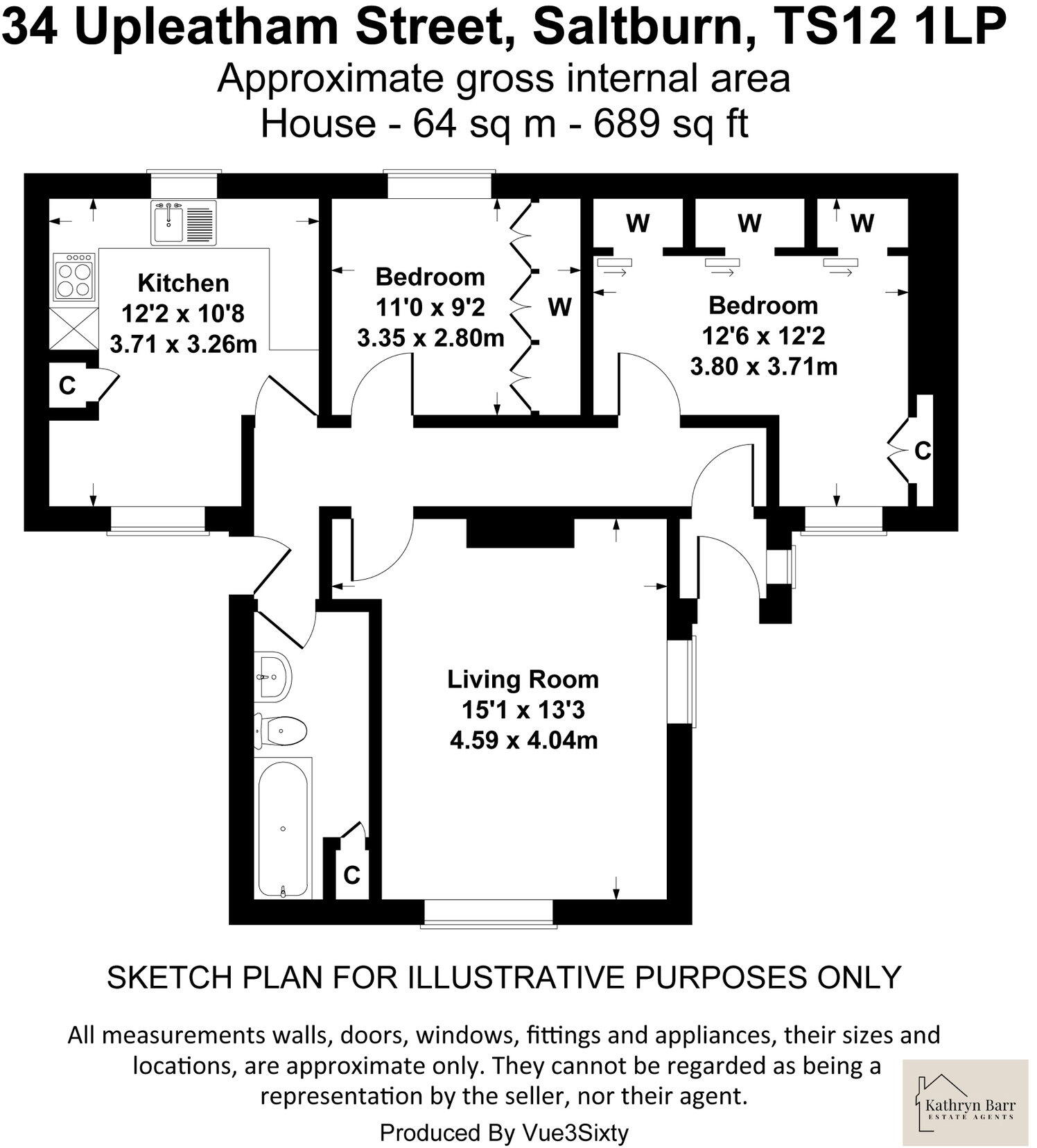 Upleatham Street, Saltburn-by-the-sea, TS12 1LP floorplan